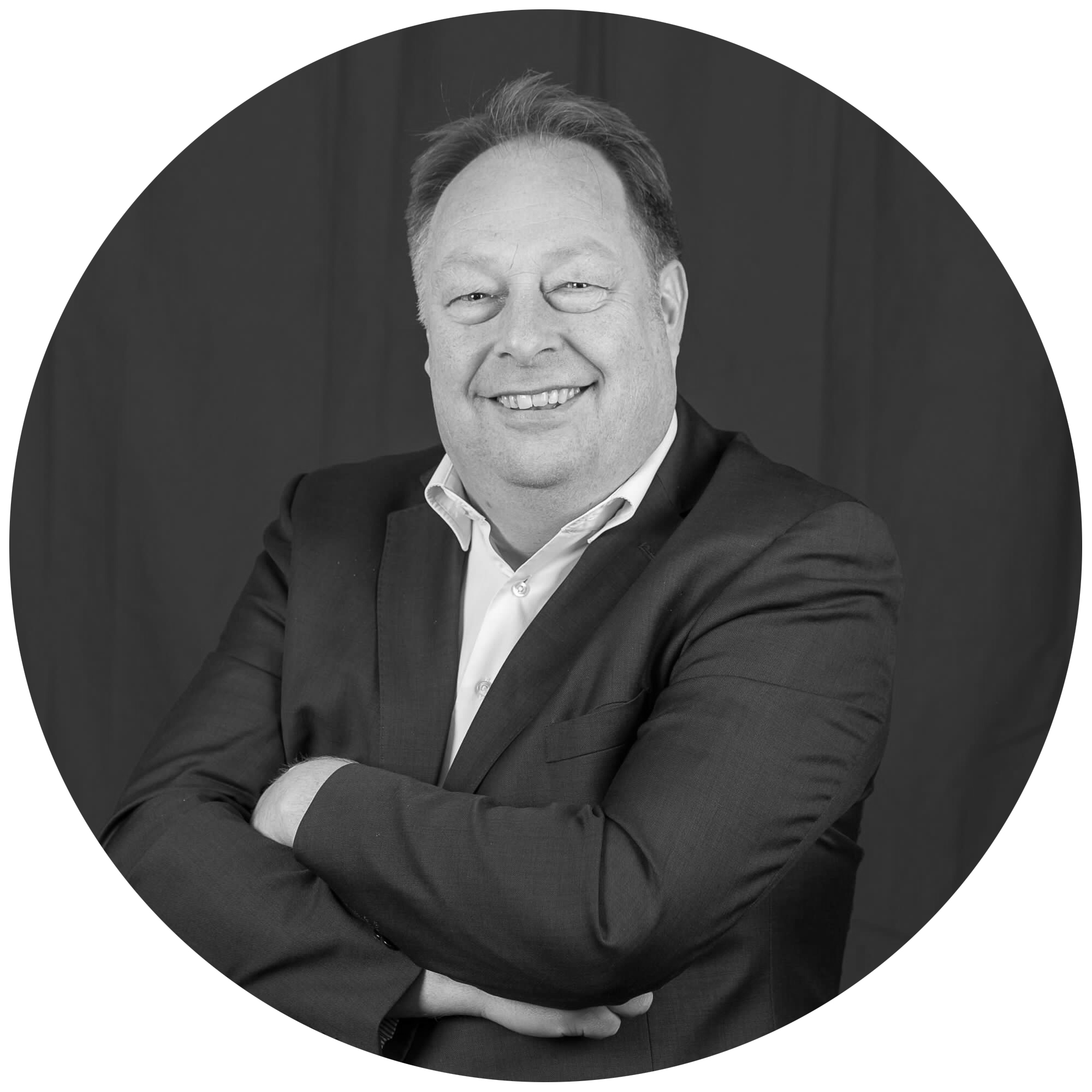 Black and white picture of Mario Kerssens